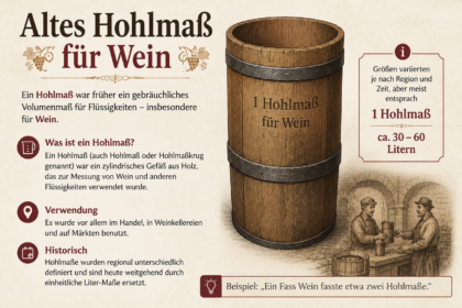 Altes Hohlmaß für Wein