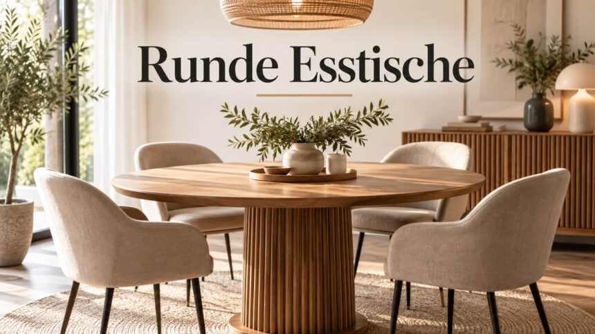 Runde Esstische - welche Größe passt zu wie vielen Personen?